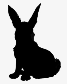 Arctic Hare Png Silhouette Transparent Background, Png Download, Free Download
