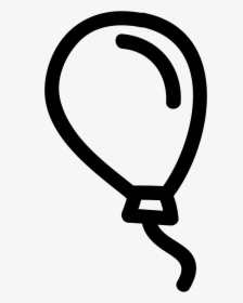Balloon Hand Drawn Outline - Icon, HD Png Download, Free Download