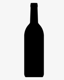 Bottle Silhouette Png - Beer Bottle Cartoon Black And White, Transparent Png, Free Download