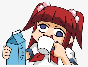 Ange Drinking Milk Umineko, HD Png Download, Free Download