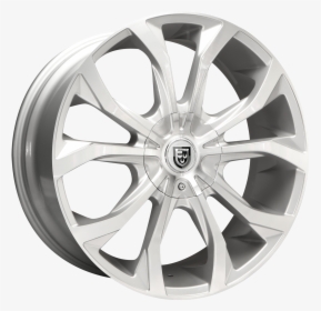 Custom - Full Silver - - Lexani Silver Machined Wheels, HD Png Download, Free Download