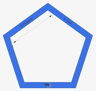 Printable 3 Inch Pentagon Template, HD Png Download, Free Download