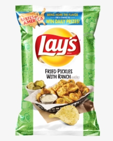 Lay's Fried Pickle Chips, HD Png Download, Free Download