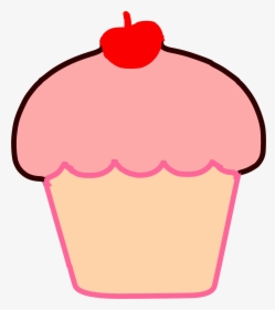 Brown Cupcake Cherry Clipart Png, Transparent Png, Free Download