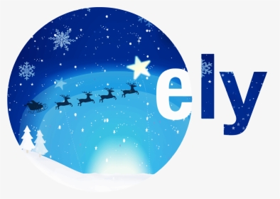Ely Christmas Logo - Sfondi Natalizi Con Renne, HD Png Download, Free Download
