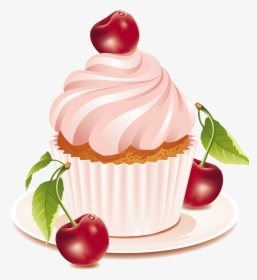 Cherry Cake Png Clipart - Cherry Cake Clipart, Transparent Png, Free Download