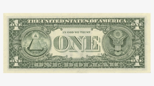 Back Of Us 1 Dollar Bill, HD Png Download, Free Download