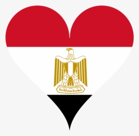 Heart, Love, Flag, Coat Of Arms, Egypt, Adler - Egyptian National Football Team Logo Png, Transparent Png, Free Download