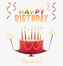 Cake Vector Birthday Free Photo Png Clipart - Download Birthday Wishes, Transparent Png, Free Download