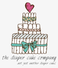 Diaper Cake Logo - Diaper Cake Clipart Png, Transparent Png, Free Download