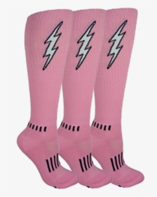 Pink With Black Insane - Sock, HD Png Download, Free Download