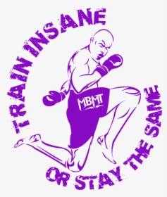 Mbmt Train Insane Logo Purple Edited-2 - Illustration, HD Png Download, Free Download