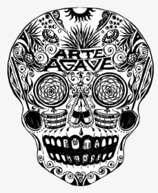 Mexican Folk Art Skull, HD Png Download, Free Download