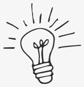 Drawn Light Bulb Transparent - Drawn Light Bulb Png, Png Download, Free Download