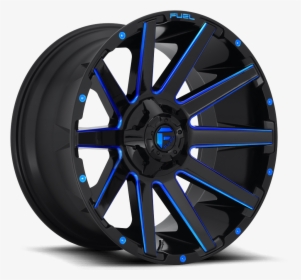 Io-04 Gloss Black Blue Milled - Insane Off Road Rims, HD Png Download, Free Download