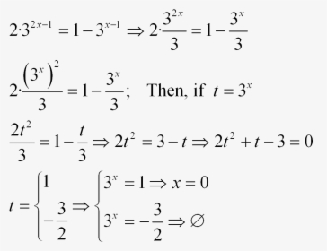 Exponential Equations With Fractions, HD Png Download, Free Download
