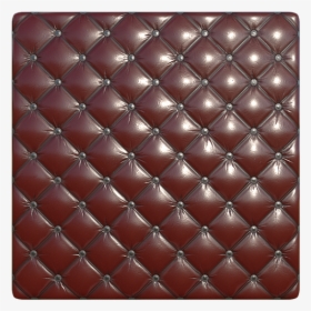 Red Worn Sofa Leather Texture With Nails, Seamless - Mesh, HD Png Download, Free Download