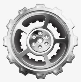 Metallic Gear Car Hub 3d Vector Illustration - Gear, HD Png Download, Free Download