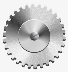 Engraved Metallic Gear Vector - Animated Free Shipping Gif, HD Png Download, Free Download