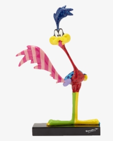 Road Runner 8” Statue By Romero Britto - Evil Looney Tunes Roadrunner Art, HD Png Download, Free Download
