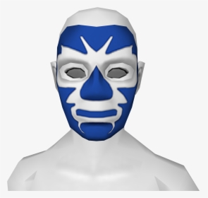 Avatar Blue White Lucha Libre Mask - Mask, HD Png Download, Free Download