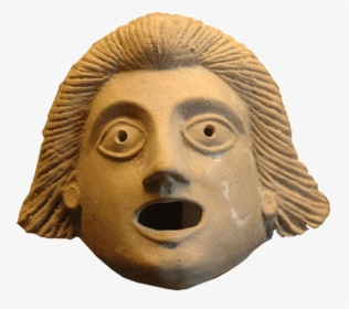This Ancient Theater Mask Symbolizes How Poorly Most - Hypokrites Mask, HD Png Download, Free Download