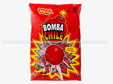 Vero Bomba C/chile 24/40 Vero - Paleta Bomba Chile, HD Png Download, Free Download