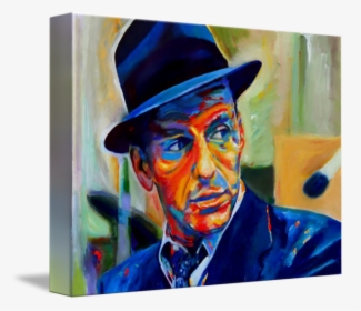 Frank Sinatra Painting Canvas Print Big Band - Frank Sinatra Painting, HD Png Download, Free Download