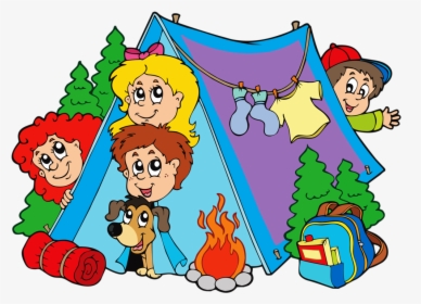 Kids Camping Clipart, HD Png Download, Free Download
