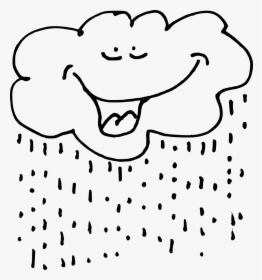 Black And White Clipart Rain Clouds, HD Png Download, Free Download