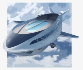 Transparent Futuristic Png - Futuristic Airship, Png Download, Free Download