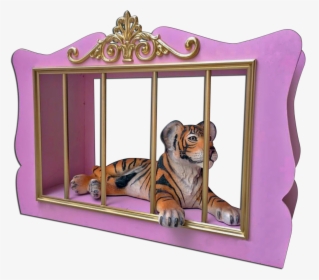 Pink Tiger Cage - Cage For Circus Theme Party, HD Png Download, Free Download