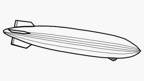 Zeppelin, Airship, Dirigible, Hindenburg, Aircraft - Zeppelin Clipart, HD Png Download, Free Download