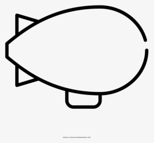 Airship Coloring Page, HD Png Download, Free Download