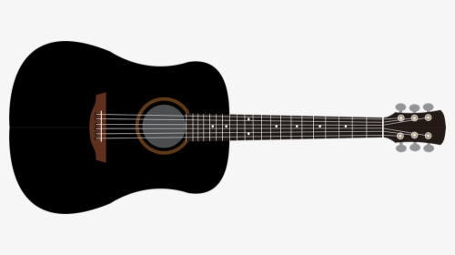Guitar, Acoustic Guitar, Guitarist, Instrument - Fender Cd 60s Black, HD Png Download, Free Download