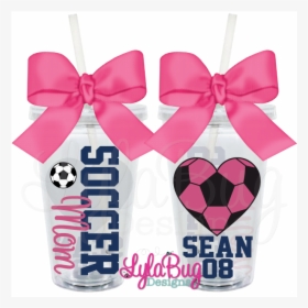 Soccer Mom Heart Personalized Acrylic Tumbler - Teacher Appreciation Ideas With Vinyl, HD Png Download, Free Download