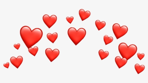 Red Heart Png Snapchat - Transparent Background Heart Emoji Png, Png Download, Free Download