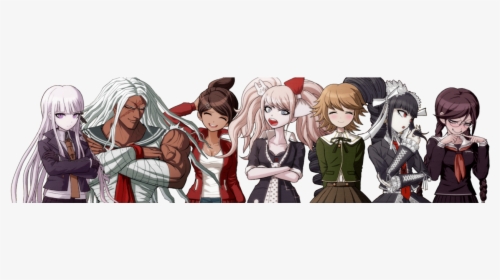 Danganronpa Students, HD Png Download, Free Download