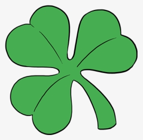 How To Draw A Shamrock - Easy Clover Drawing, HD Png Download, Free Download