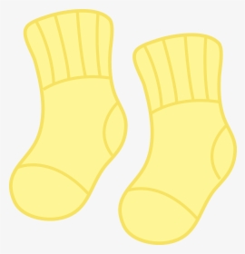 Socks Clipart Border - Yellow Sock Clipart, HD Png Download, Free Download