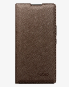 Nubia Z7 Max Stand Flip Cover Leather Case Brown" 						 - Leather, HD Png Download, Free Download
