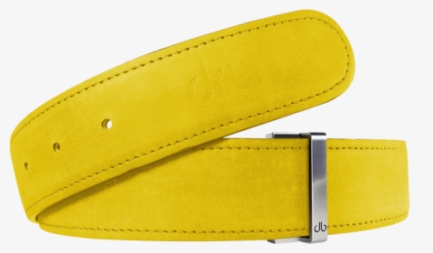 Yellow Plain Textured Leather Belt - Belt, HD Png Download, Free Download