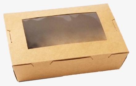 Custom Window Boxes - Kraft Food Box With Window, HD Png Download, Free Download