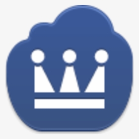 Dark Blue Crown Png - Facebook, Transparent Png, Free Download