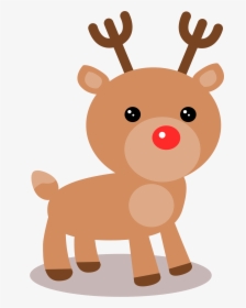 Clipart Rain Deer - Clipart Reindeer, HD Png Download, Free Download