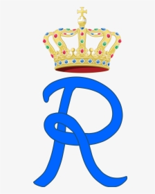Letters R With Crowns Png Monogram - Royal R Letter With Crown, Transparent Png, Free Download