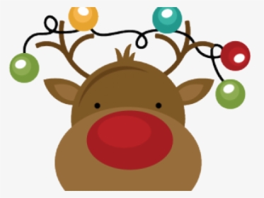 Transparent Reindeer Cliparts - Cute Christmas Clip Art, HD Png Download, Free Download
