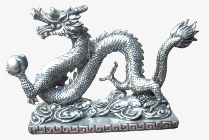 Clip Art Statue Chairish - Asian Dragon Statue, HD Png Download, Free Download