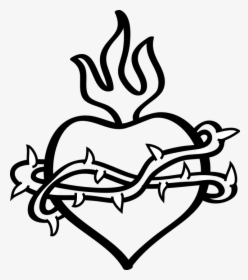 Religion, Heart, Christian, Christianity, God, Jesus - Sacred Heart Clipart, HD Png Download, Free Download
