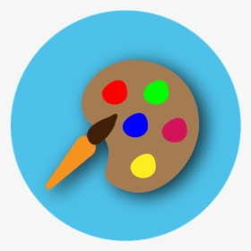 Color, Gode, Pintura, Arte, Artista, Pintor, Cepillos - Painting Dish, HD Png Download, Free Download